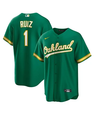 Nike Men's Esteury Ruiz Kelly Green Oakland Athletics Alternate Replica Jersey