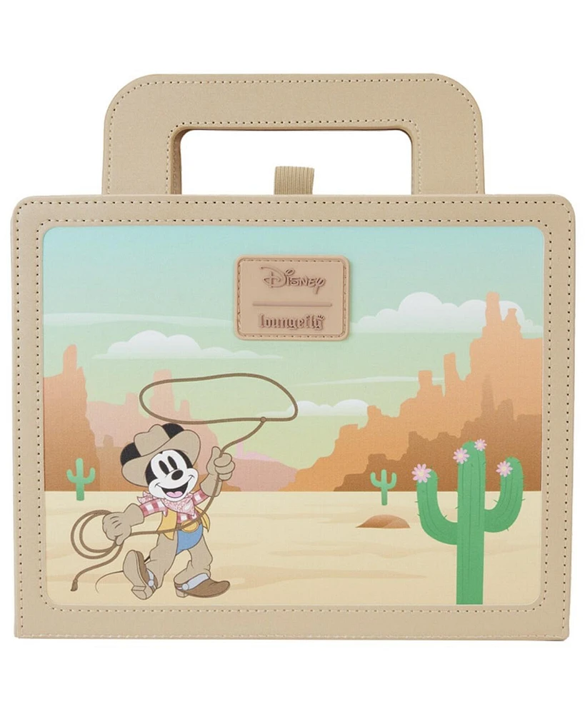 Loungefly Mickey Minnie Western Lunchbox Stationery Journal