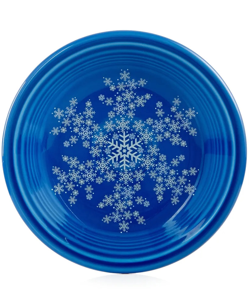 Fiesta Snowflake 7 1/4" Salad Plate, Created for Macy's