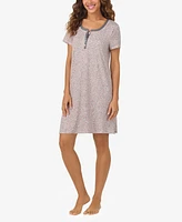 Cuddl Duds Women's Short Sleeve Sleepshirt