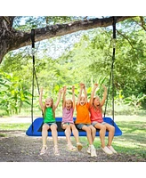 Slickblue Toddler Outdoor Platform Tree Swing – Comfortable Seat with 2 Heavy-Duty Hanging Straps