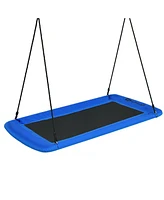 Slickblue Toddler 60 Inches Platform Tree Swing Outdoor with 2 Hanging Straps