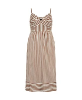 City Chic Women's Stripe Zaya Dress