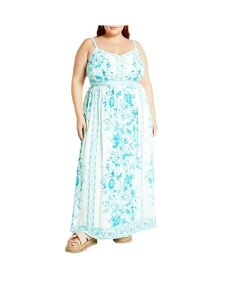 City Chic Plus Pretty Thing Maxi Dress