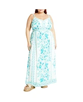 City Chic Plus Pretty Thing Maxi Dress