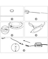 3" Led Recessed Ceiling Panel Down Light Round 3 Color Slim Spot Lamp 12 Pack