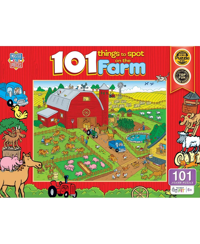 Masterpieces 101 Things to Spot on a Farm - 101 Piece Jigsaw Puzzle