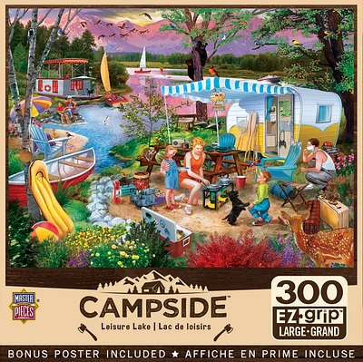 Masterpieces Campside - Leisure Lake 300 Piece Ez Grip Jigsaw Puzzle