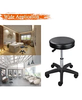 17-22" Hydraulic Rolling Swivel Stool Adjustable Tattoo Facial Massage Spa Salon Barber