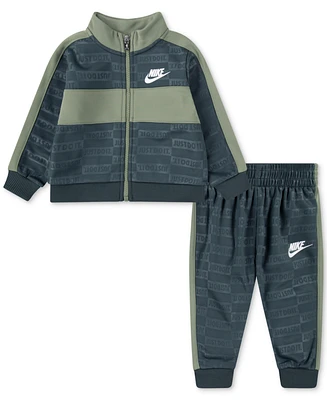 Nike Baby Boys Double-Knit Pique Jacket & Jogger Pants, 2 Piece Set