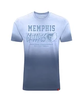 Sportiqe Men's and Women's Navy Memphis Grizzlies Bingham Sun-Fade T-Shirt