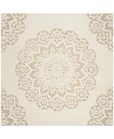 Safavieh Blossom I BLM108 8'x8' Square Area Rug