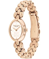 Coach Women's Carnation Gold Tone Sammy Watch 22.5mm