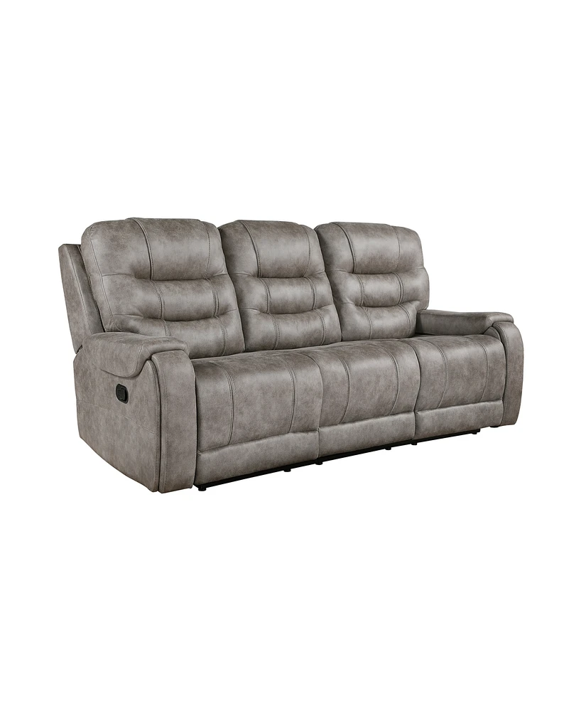 Homelegance White Label Gabi 87" Double Reclining Sofa