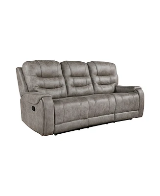 Homelegance White Label Gabi 87" Double Reclining Sofa