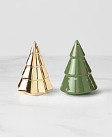 Kate Spade Figural Evergreen Tree Salt Pepper Set