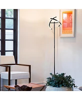 Brightech Halo Split 72" Led Torchiere Floor Lamp with Adjustable Head