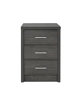 Simplie Fun Chic Minimalist Three-Drawer Chest Redefine Bedroom Organization