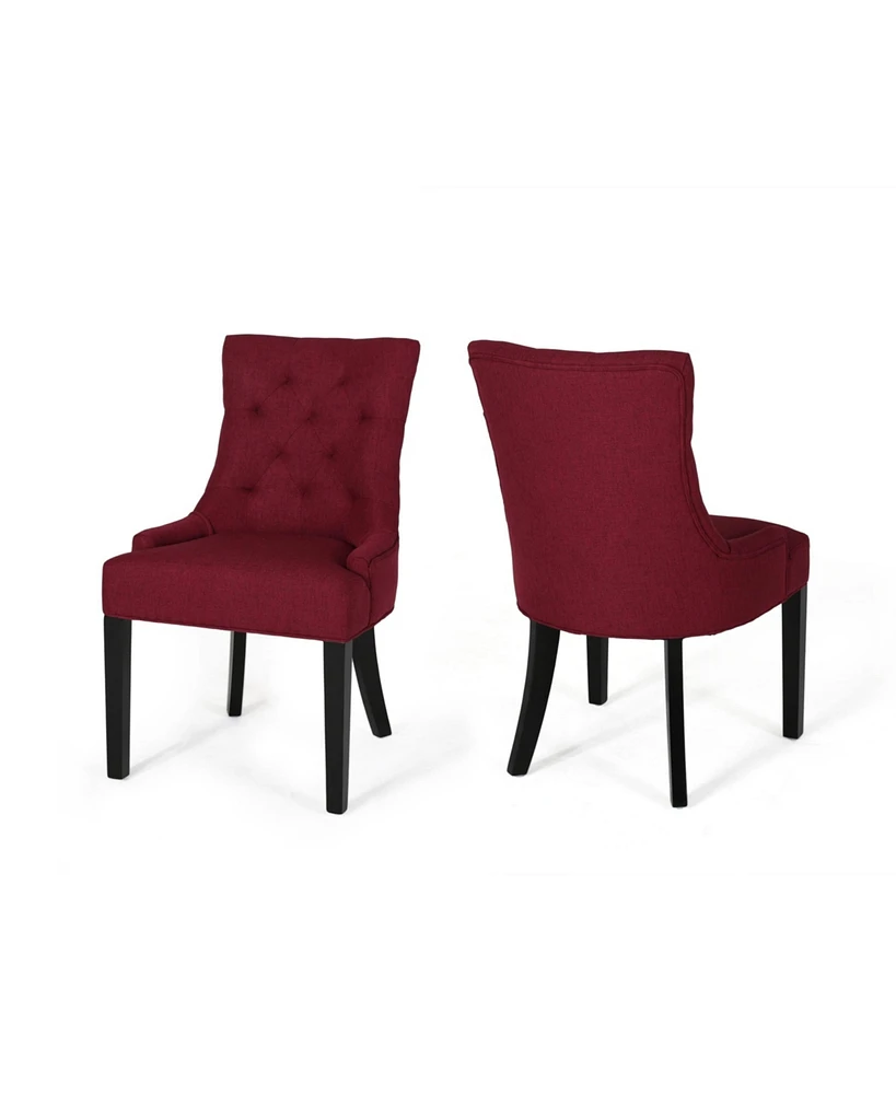 Simplie Fun Contemporary Tufted Dining Chair with Tapered Legs