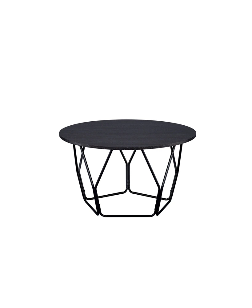 Simplie Fun Sytira Coffee Table, Espresso & Black