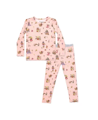 Bellabu Bear Toddler Unisex Fairy Garden Set of 2 Piece Pajamas