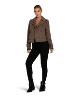 Belle & Bloom Women's Better Off Military Peacoat