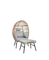 Spacious 400 lb Capacity Egg Chair for Ultimate Relaxation