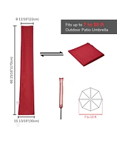 Yescom Outdoor Patio Umbrella Protective Cover Bag Polyester Uv Resistance 7 to 10 Ft