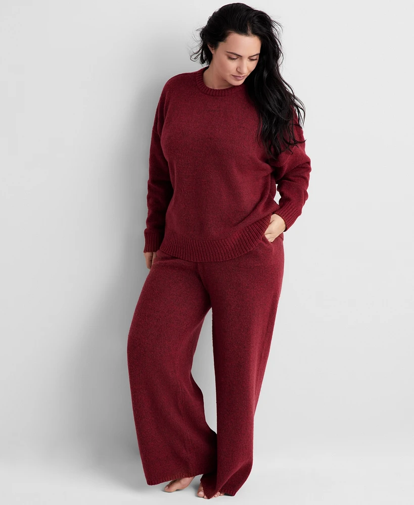 State of Day Women's Indulge & Rest Sweater Pajama Set, Created for Macy's