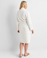 State of Day Women's Chenille Waffle-Knit Robe, Created for Macy's