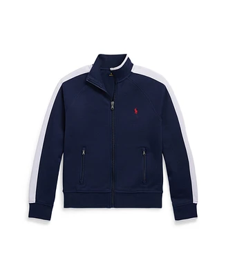 Polo Ralph Lauren Big Boys Striped Double-Knit Track Jacket