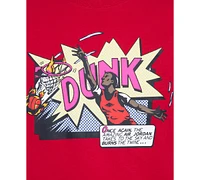 Jordan Little Boys Air Comics Dunk Short-Sleeve Graphic T-Shirt