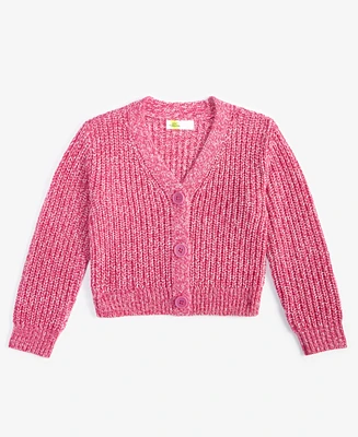 Epic Threads Toddler Girls Marled Yarn Cardigan, Created for Macy's