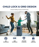Vebreda 8000 Btu 3-in-1 Portable Air Conditioner with Remote Control
