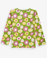 Epic Threads Toddler Girls Wonky Floral Printed Long-Sleeve T-Shirt, Created for Macy's