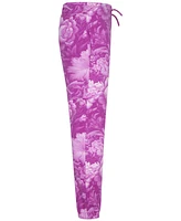 Jordan Big Girls Brooklyn Floral-Print Fleece Pants