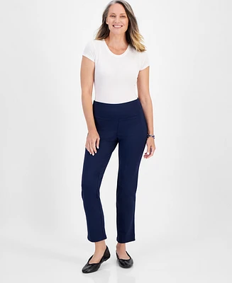 Style & Co Women's Straight-Leg Ponte-Knit Pants, Created for Macy's