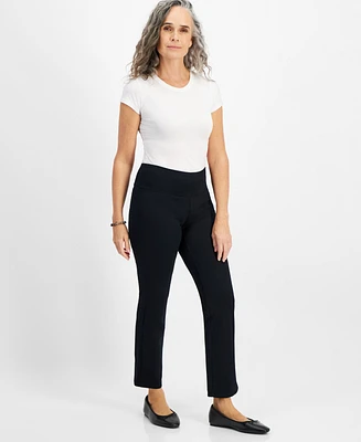 Style & Co Women's Straight-Leg Ponte-Knit Pants, Created for Macy's