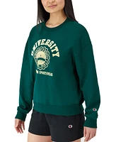 Champion Women's University Fleece Crewneck Sweatshirt