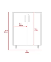 Fm Furniture Lewis Storage Cabinet Base