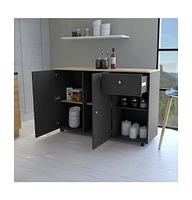 Fm Furniture Chico Kitchen Island