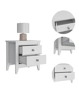 Fm Furniture Breeze Four-Legged Modern Bedroom Nightstand