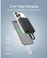 Baseus 10000mAh Magnetic Power Bank 30W MagSafe Portable Charger, Yellow