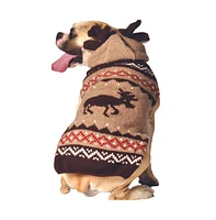 Chilly Dog Moosey Hoodie Dog Sweater