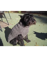 Chilly Dog Cable Knit Gray