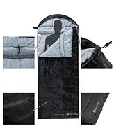 Alpine Swiss Sleeping Bag Adult Waterproof All Season Camping Backpacking Hiking