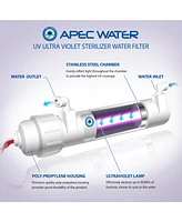 Apec Water Systems Apec Intense Ultra-Violet Sterilizer Water Filtration Kit with 1/4" Quick Connect