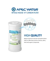 Apec Water Systems Whole House High Flow Radial-Flow Gac Carbon Filter 4.5"x 10", 25 Micron