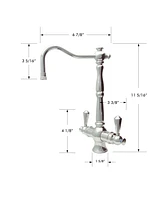 Apec Water Systems Rialto Hot and Cold Water Reverse Osmosis Faucet - Chrome, Lead-Free