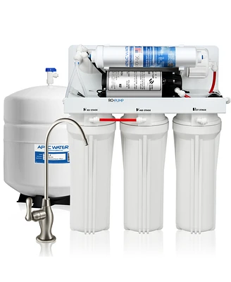 Apec Water Systems Electric Pumped Reverse Osmosis Water System for Drinking Water, for International Use - Assorted Pre